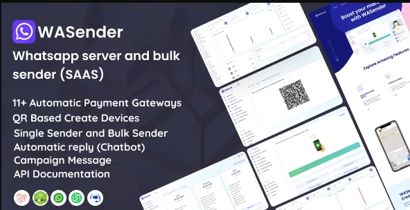 Resource 'WASender - Whatsapp server and bulk sender (SAAS) v4.6'