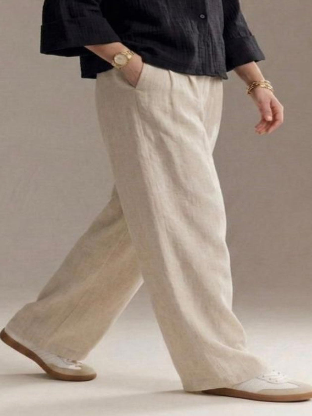 Oversized Linen Pants