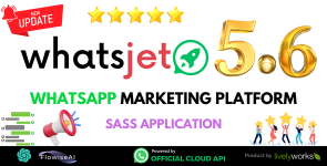 WhatsJet SaaS - A WhatsApp Marketing Platform with Bulk Sending, Campaigns, Chat Bots & CRM