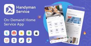 Handyman Service - Flutter On-Demand Home Services App with Complete Solution