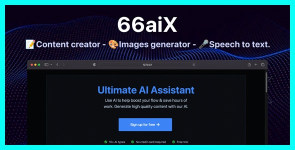 66aix - AI Content, Chat Bot, Images Generator and Speech to Text (SAAS)