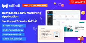 Maildoll - Email Marketing & SMS Marketing SaaS Application System