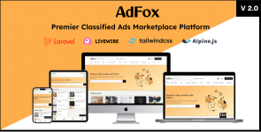 AdFox - PWA Classified Ads with App-Like Mobile & Web Interface