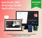 XSender - Bulk Email, SMS and WhatsApp Messaging Application